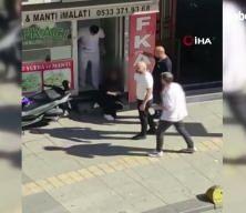 Gaziosmanpaşa'da eski sevgili dehşeti kamerada