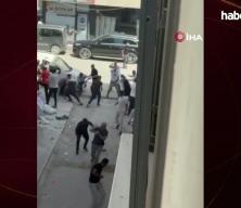 Van'daki meydan kavgasında tarafları ayırmak i&ccedil;in TOMA devreye girdi