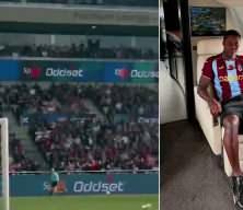Trabzonspor'un yeni forveti Franculino Dju imza i&ccedil;in Trabzon'a ulaştı!