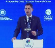 Bakan Murat Kurum İstanbul İklim Finansmanı Zirvesi&rsquo;nde konuştu