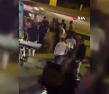 Bursa'da otomobil yayalara &ccedil;arptı: 2 kişi yaralandı