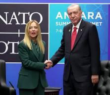 Cumhurbaşkanı Erdoğan İtalya Başbakanı Meloni'yi tebrik etti