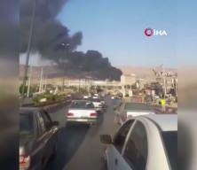 İran&rsquo;da zincirleme trafik kazasına karışan tanker patladı: 11 &ouml;l&uuml;