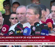 KKTC Başbakanı &Uuml;stel, bir kişinin daha cenazesine ulaşıldığını a&ccedil;ıkladı