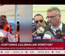 KKTC Cumhurbaşkanı Erh&uuml;rman "Enkaza robotik dalış yapılacak" dedi