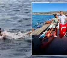 Otizmli ultra maraton y&uuml;z&uuml;c&uuml;s&uuml; Tuna Tunca'dan tarihi başarı