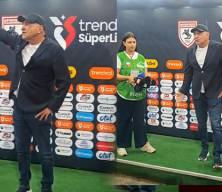 Samsunspor başkanı taraftarla atıştı o anlarda kameralar kayıttaydı