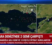 Silivri a&ccedil;ıklarında iki T&uuml;rk gemisi &ccedil;arpıştı