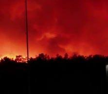 Antalya Aksu'da yangın