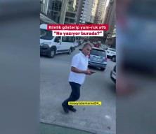 Kadık&ouml;y'de trafikte akılalmaz şiddet: &Ouml;nce kimlik g&ouml;sterdi sonra vurdu