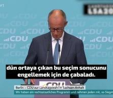 Merz'den se&ccedil;im a&ccedil;ıklaması: Derin bir şok i&ccedil;indeyiz!