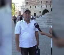 Sokak r&ouml;portajında Erdoğan sorulunca g&ouml;zyaşlarını tutamadı