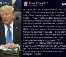 Trump d&uuml;ğmeye bastı: Dev şirkete ambargo!
