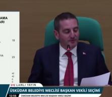 &Uuml;sk&uuml;dar Belediyesi'nde başkanvekili se&ccedil;imi 3.turu yapıldı