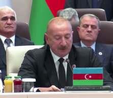 Azerbaycan Cumhurbaşkanı Aliyev T&uuml;rk ve İslam d&uuml;nyasına birliktelik &ccedil;ağrısında bulundu