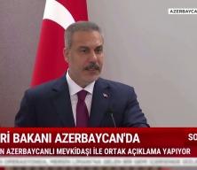 Bakan Hakan Fidan Azerbaycan'da b&ouml;lgesel gelişmeler hakkında konuştu