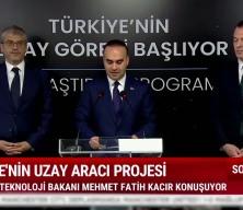  Bakan Mehmet Fatih Kacır "T&uuml;rkiye Ay'a uzay aracı g&ouml;nderecek!" dedi