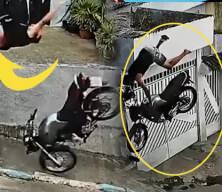 Brezilya'da polisten ka&ccedil;an motosiklet s&uuml;r&uuml;c&uuml;s&uuml; kaza yaptı