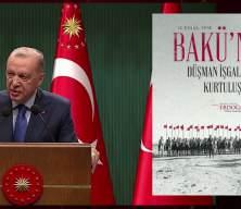Cumhurbaşkanı Erdoğan: Bak&uuml;'n&uuml;n kurtuluş yıl d&ouml;n&uuml;m&uuml;n&uuml; tebrik ediyorum