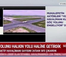Cumhurbaşkanı Erdoğan muhalefetin havalimanı eleştirisine rekorlarla cevap verdi