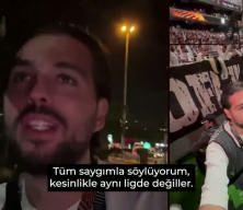 Fransız gazeteci Beşiktaş trib&uuml;nlerine hayran kaldı