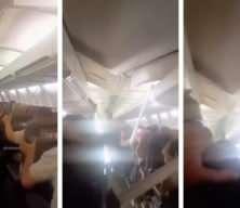 İran'da korku dolu anlar: Boeing 737 acil iniş yaptı, tavan panelleri &ccedil;&ouml;kt&uuml;