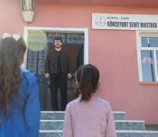 Konya'da bir ilkokulda 2 &ouml;ğrenci ve 1 &ouml;ğretmen i&ccedil;in ilk ders zili &ccedil;aldı