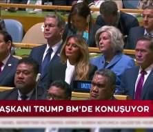 ABD başkanı Donald Trump BM'de a&ccedil;ıklamalarda bulundu