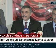 Bakan &Ccedil;ift&ccedil;i'den Manisa'daki okul &ouml;n&uuml; saldırısına ilişkin a&ccedil;ıklama