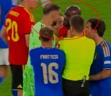 Bel&ccedil;ika-İtalya ma&ccedil;ı karıştı! Romelu Lukaku ile Gianluigi Donnarumma tartıştı