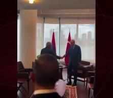 Cumhurbaşkanı Erdoğan, ABD'de Paşinyan'la g&ouml;r&uuml;şt&uuml;