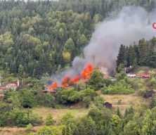 Kastamonu'da 6 ev alevlere teslim oldu