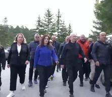 Kılı&ccedil;daroğlu, Abant&rsquo;ta sabah y&uuml;r&uuml;y&uuml;ş&uuml; yaptı