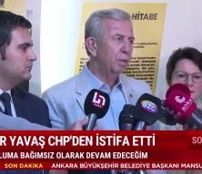 Mansur Yavaş CHP'den istifa etti