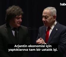 Netanyahu, BM Genel Kurulu marjında Arjantin Devlet Başkanı Milei ile g&ouml;r&uuml;şt&uuml;