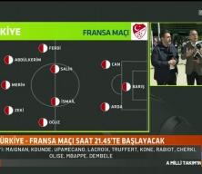 T&uuml;rkiye - Fransa! İlk 11'ler belli oldu