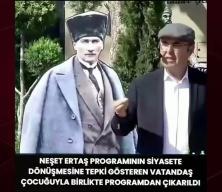 Neşet Ertaş'ı anma etkinliği siyasi şova d&ouml;n&uuml;şt&uuml;: Bir vatandaş &ccedil;ocuğuyla dışarı &ccedil;ıkarıldı