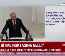 Cumhurbaşkanı Erdoğan'ın "Huzura kalkan 467 el" s&ouml;z&uuml; g&uuml;ne damga vurdu