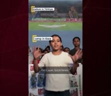 Gazzeli &ccedil;ocuklardan T&uuml;rkiye'ye duygulandıran selam