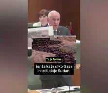 İsrail&rsquo;i aklamaya &ccedil;alışan Slovenya Başbakanı Jansa, Gazze&rsquo;de &ccedil;ekilen fotoğrafı Sudan zannetti