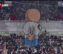 Konya'da muhteşem atmosfer! Filistinli futbolcular meşaleyle karşılandı