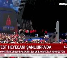 Şanlıurfa'da TEKNOFEST heyecanı başladı! Sel&ccedil;uk Bayraktar'dan &ouml;nemli mesajlar