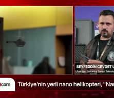 T&uuml;rkiye'nin ilk nano insansız helikopteri TEKNOFEST'te vitrine &ccedil;ıktı