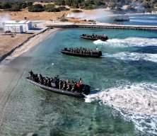 Yunanistan'ın uykusunu ka&ccedil;ıran tatbikatın g&ouml;r&uuml;nt&uuml;lerini MSB paylaştı