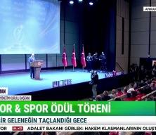 Zekeriya Karaman'dan Sporun Devleri Buluşuyor &Ouml;d&uuml;l T&ouml;reni'nde &ouml;nemli a&ccedil;ıklamalar