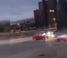 Ankara&rsquo;da drift yapan s&uuml;r&uuml;c&uuml;ye rekor ceza