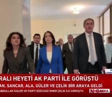 AK Parti ile DEM Parti heyeti g&ouml;r&uuml;şt&uuml;