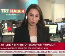 Bakan G&uuml;rlek, Şubat-Eyl&uuml;l 2026 d&ouml;neminde su&ccedil; &ouml;rg&uuml;tlerine yapılan operasyonları duyurdu