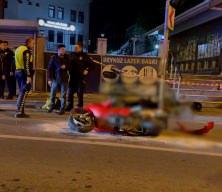 Beykoz'da direğe &ccedil;arpan motosikletin s&uuml;r&uuml;c&uuml;s&uuml; &ouml;ld&uuml;