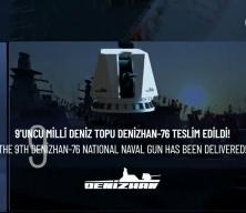 Denizhan-76 milli deniz topu g&ouml;reve hazır!